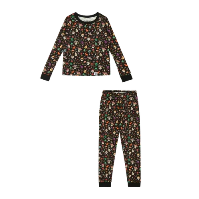 Mixed Up Clothing Kids'  Día De Los Muertos 2-piece Set In Multi