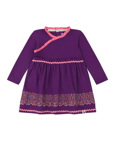 Mixed Up Clothing Kids' Girls Ruffle Dress In Purple