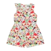 Mixed Up Clothing Girls Volant Ruffle Shorts Romper In Animal Arabesque