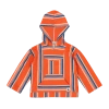 Mixed Up Clothing Kids Baja Hoodie In Baja Stripe Auburn