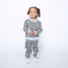 Mixed Up Clothing Kids Crewneck Sweatshirt And Jogger Pants Set In Black/white/hello