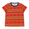 Mixed Up Clothing Kids Suave Print Short Sleeve T-shirt In Jacquard Stripe
