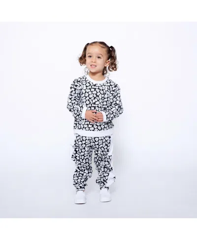Mixed Up Clothing Kids Sweatshirt And Jogger Set In Black