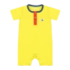 Mixed Up Clothing Suave Baby Romper In Blazing Yellow