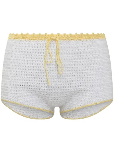 MIXIK CROCHET-KNIT SHORTS