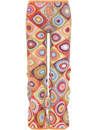 MIXIK EMBROIDERY TROUSERS