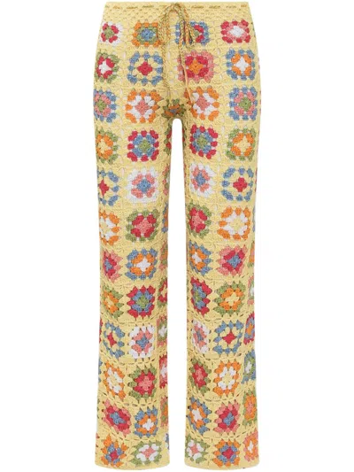 MIXIK EMBROIDERY TROUSERS