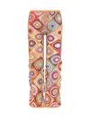 Mixik Embroidery Trousers In Orange