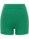 Mixik Stretched Shorts In Green