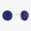 Mixit 12mm Stud Earrings In Blue