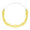 Mixit 39 Inch Cable Strand Necklace In Yellow