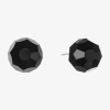 Mixit Black Black 10mm Stud Earrings In Black