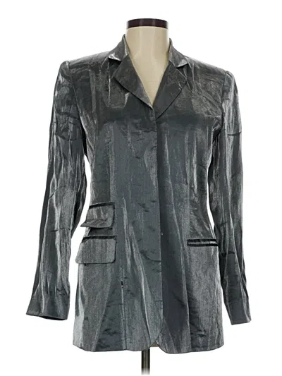 Pre-owned Mixit Blazer Jacket In Silver