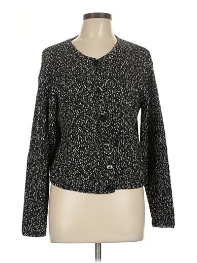 Pre-owned Mixit Cardigan Sweater In Black