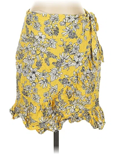 Pre-owned Mixit Casual Skirt In Yellow