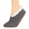 Mixit Cozy Womens 1 Pair Slipper Socks In Gray