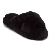 Mixit Criss Cross Womens Slip-on Slippers In Black
