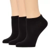 Mixit Everyday Essential Womens 3 Pair No Show Socks In Black