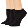 Mixit Everyday Essential Womens 3 Pair No Show Socks In Black