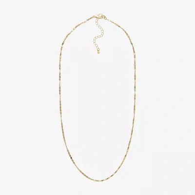 Mixit Freeform Womens 18 Inch Fashion Chain Necklace In Gold