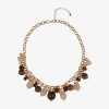 Mixit Gold Tone Womens 18 Inch Statement Necklace In Gold