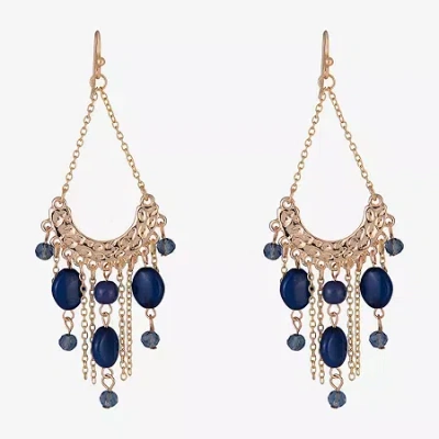 Mixit Gold Tone Womens Drop Earrings