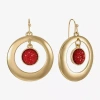 Mixit Gold Tone Womens Drop Earrings In Gold