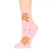 Mixit Holiday Cozy Womens 1 Pair Crew Socks In Pink