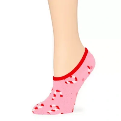 Mixit Holiday Cozy Womens 1 Pair Liner Socks In Multi