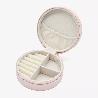 Mixit Jewelry Faux Leather Travel Case In Pink