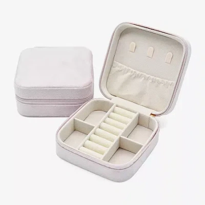 Mixit Jewelry Velvet Travel Case In Pink