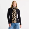 Mixit Knit Oblong Scarf In Animal Print