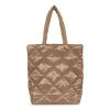 Mixit Nylon Wave Tote Bag In Sand