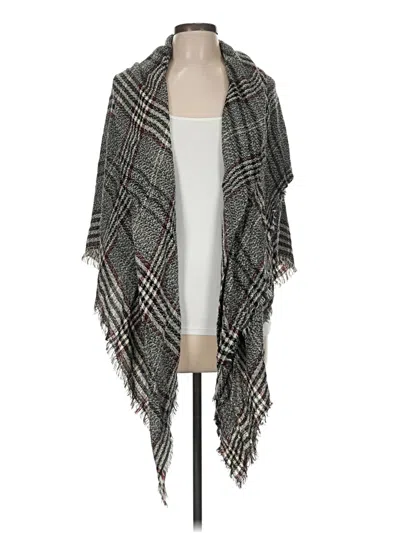 Pre-owned Mixit Poncho In Gray