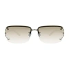 Mixit Rimless Womens Uv Protection Rectangular Sunglasses In Red