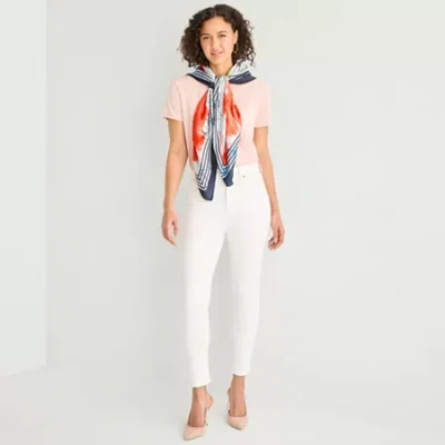 Mixit Scarves Floral Square Scarf In Orange