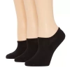 Mixit Sneaker Womens 3 Pair Liner Socks In Black