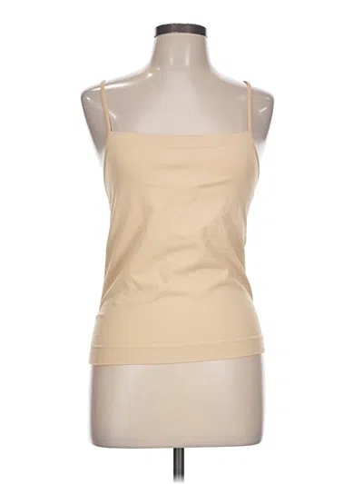Pre-owned Mixit Tank Top Tan Strapless Neckline Tops
