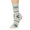 Mixit Womens 1 Pair Crew Socks In White