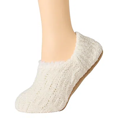 Mixit Womens 1 Pair Slipper Socks In White
