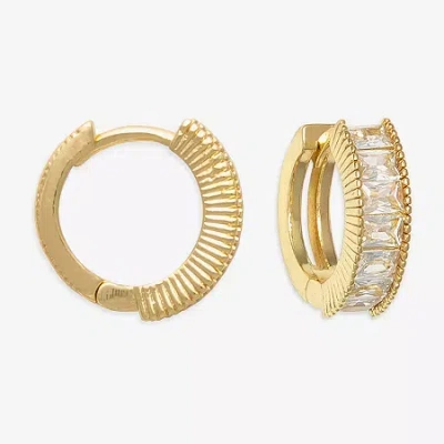 Mixit Womens 13mm Hoop Earrings In Gold