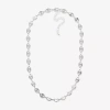 Mixit Womens 16 Inch Popcorn Chain Necklace In Metallic