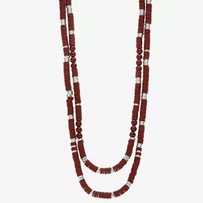 Mixit Womens 17 Inch Collar Necklace In Black