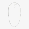 Mixit Womens 18 Inch Fashion Chain Necklace In Silver
