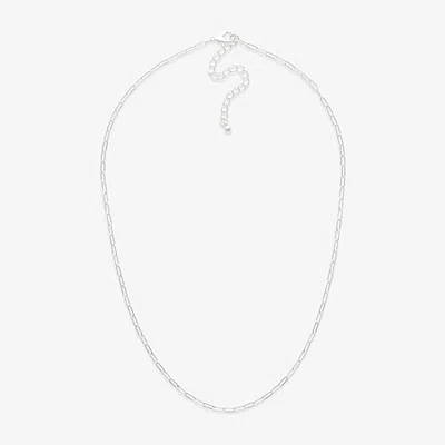 Mixit Womens 18 Inch Link Chain Necklace In Gray