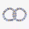 Mixit Womens 2-pc. Bracelet Set In Blue