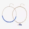 Mixit Womens 2-pc. Necklace Set In Gold