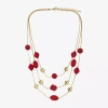Mixit Womens 22 Inch Illusion Necklace In Multi