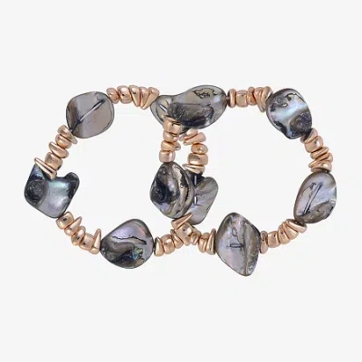 Mixit Womens 2-pc. Bracelet Set In Neutral