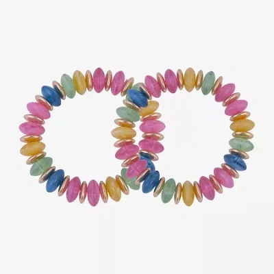 Mixit Womens 2-pc. Bracelet Set In Green